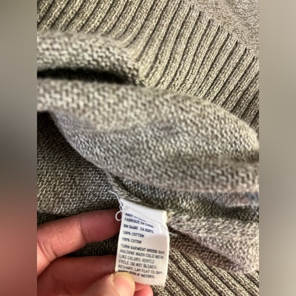 American Eagle vintage quarter zip polo top - Picture 8 of 10